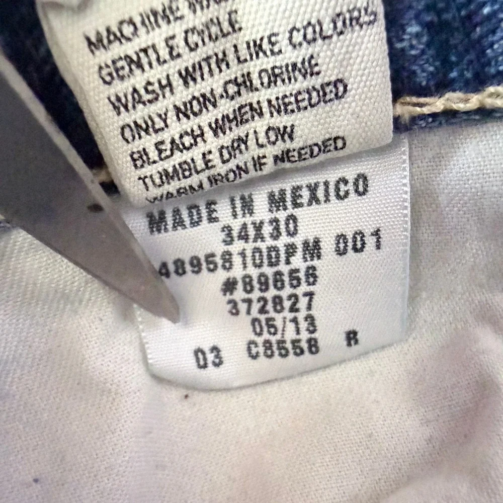 Polo Ralph Lauren Jeans‎ Mens 34x30 Blue Straight Leg Denim Americana Classic